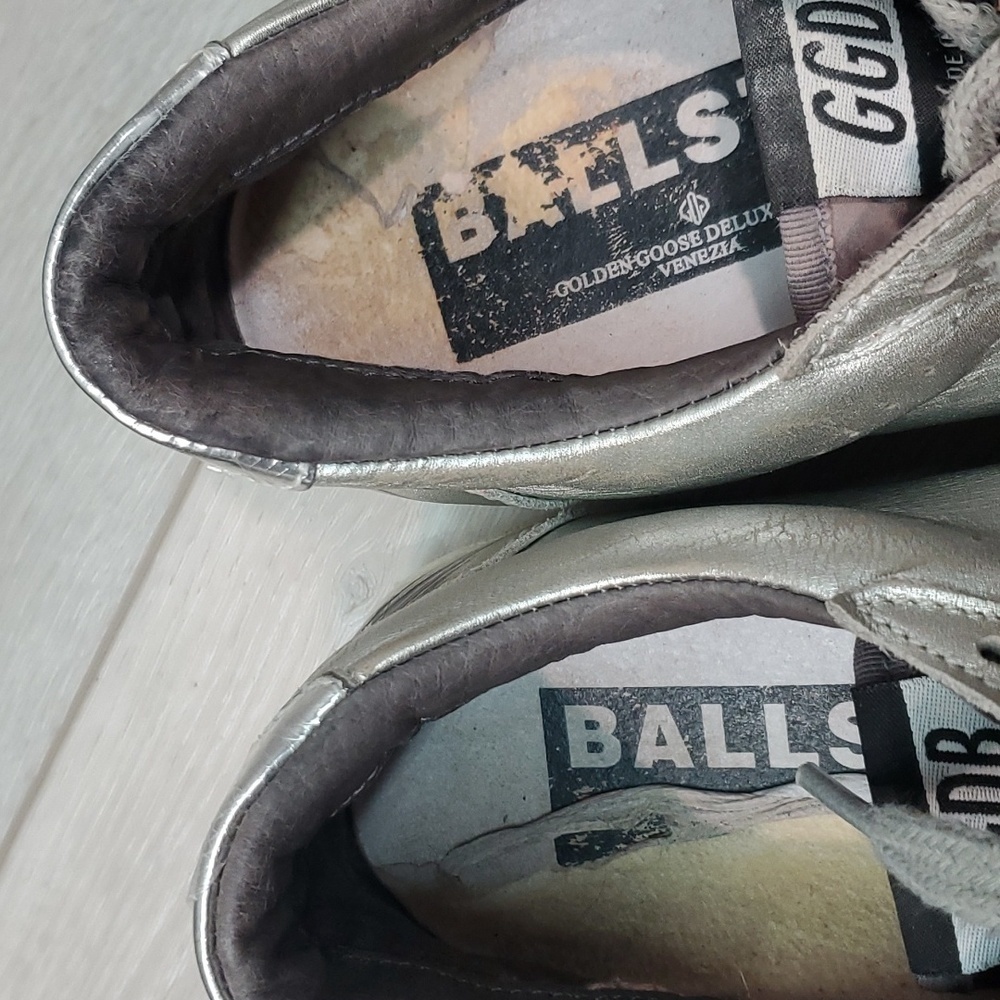 Golden Goose Womens Leather Ballstar Sneakers Italy shoes sz 39/9 - Picture 11 of 16